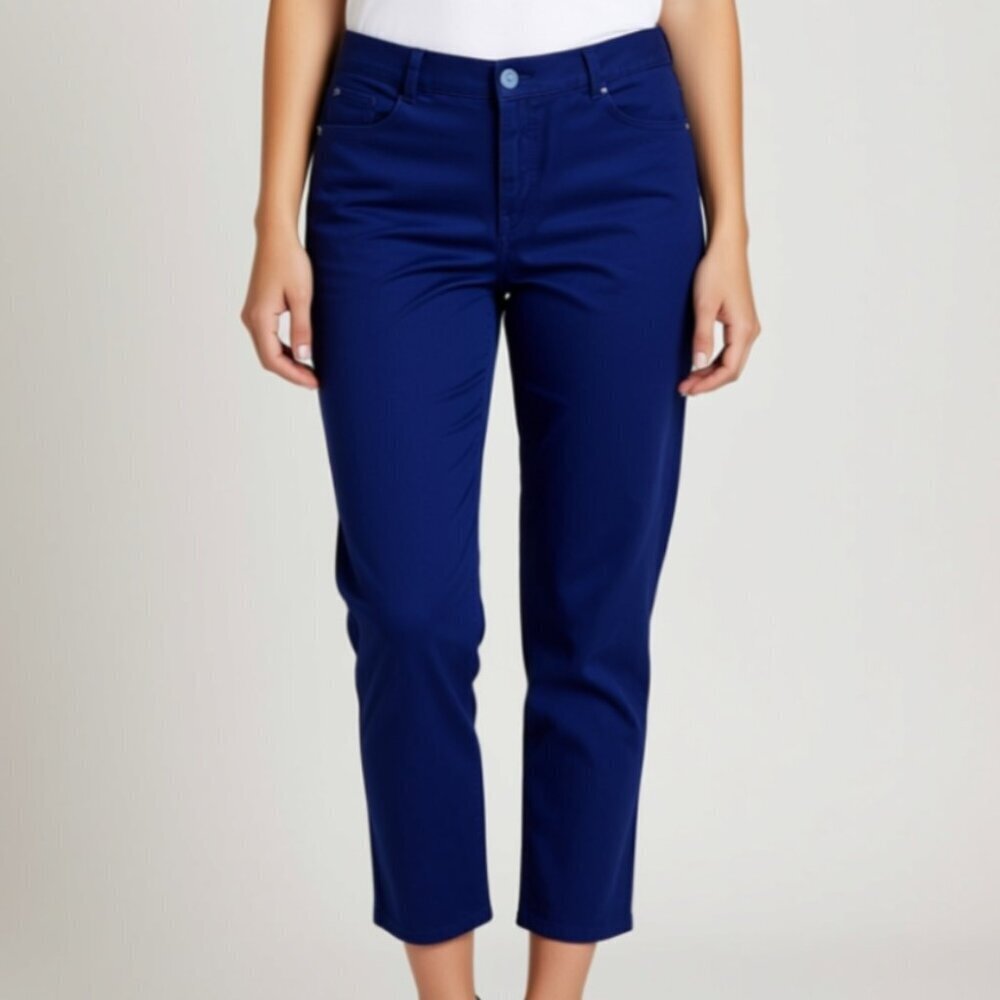 Women's Jeans - Style & Co Size 12P Tummy Control- Purple!